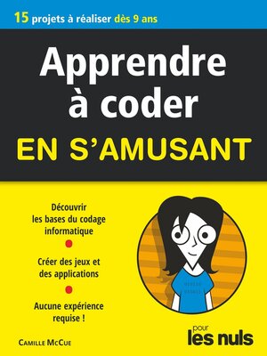 cover image of Apprendre à coder en s'amusant pour les Nuls, mégapoche